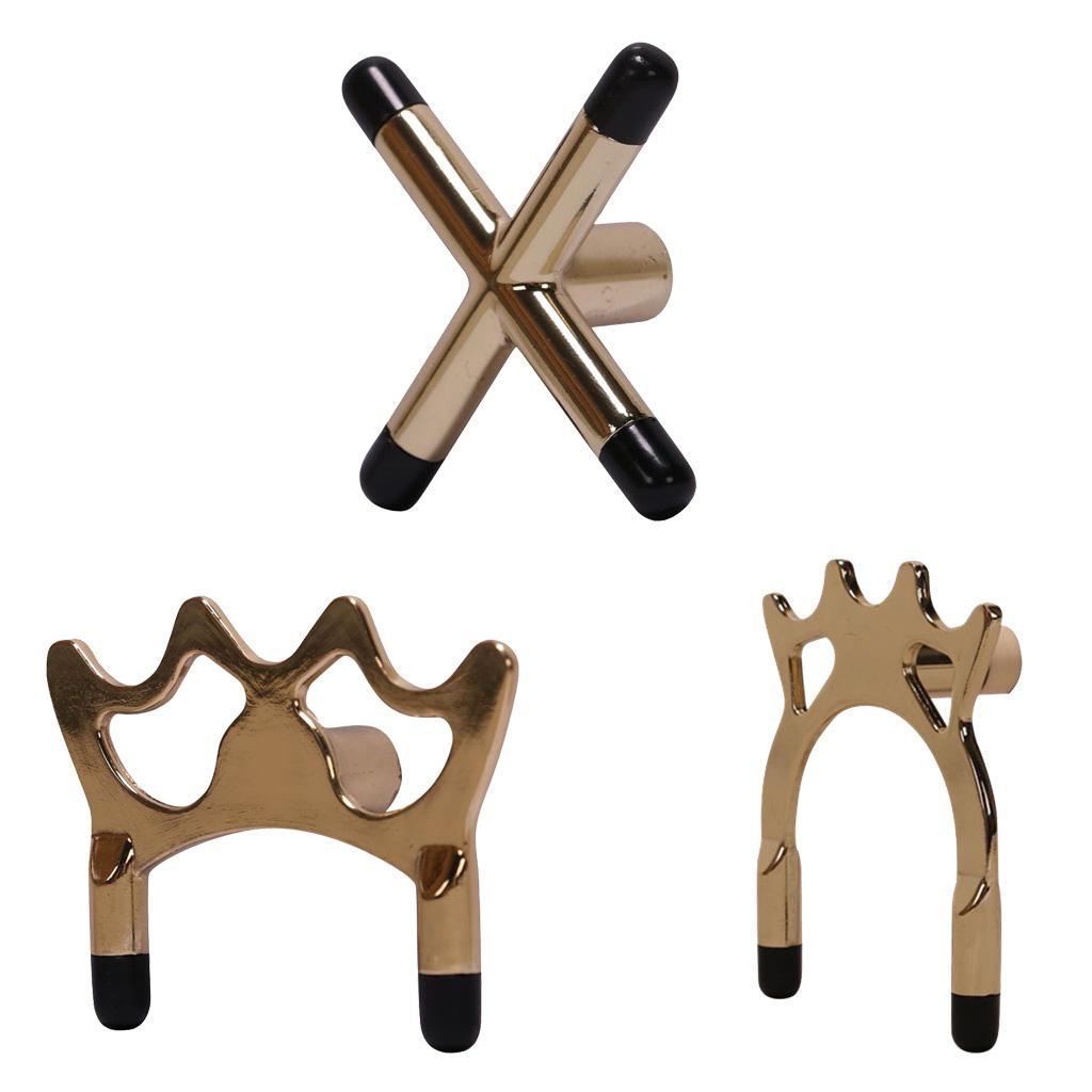 1 Piece Premium Durable Billiards Snooker Pool Cue Rest Bridge Head Holder Plated Metal Replacement Accessories Gold Long Bridge Head