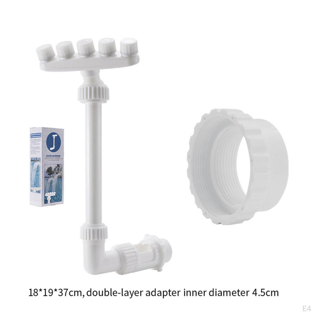 Spray Water Feature for Pools, Rotating Waterfall Sprinkler Accessory
