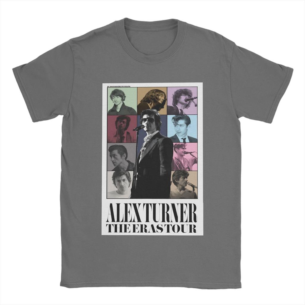 Funny Alex Turner Arctic Monkeys Rock Band  T-Shirts Men Crew Neck Pure Cotton T Shirt  Short Sleeve Tees New Arrival Tops