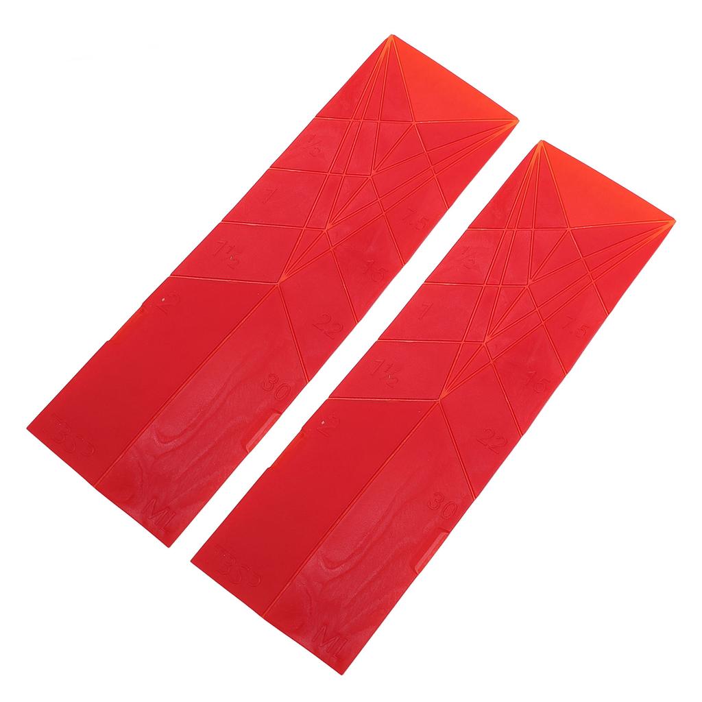 2PCS Flat Measuring Spoons 3 In 1 Polygon Folds Spoon Tool Multifunctional Folding Kitchen Gadget