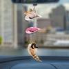 Cute Car Decoration Accessories Western Cowboy Hat Auto Rearview Mirror Pendant Decoration For Car Interior Products