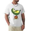 Starker Kern Avocado Acro Yoga T-Shirt Sport Basic Kurzarm T-Shirt