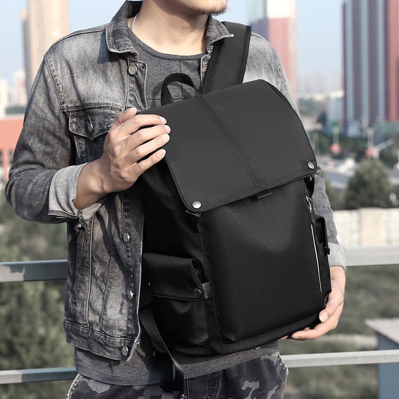 Casual backpack men's high-end outdoor commuter travel backpack oxford cloth multifunctional college student computer backpack