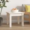 Day and Night - Day and Night Solid White Pine Wood Coffee Table 35x35x30 Cm
