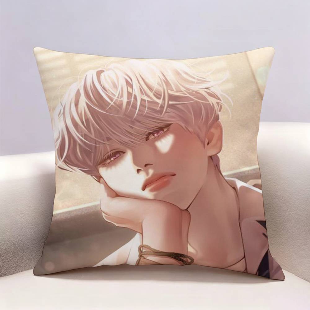 BL Drama Manhwa PPearl BBoy Doublesided print Pillow Case Cushion Cover Throw Pillow Case For Car Sofa