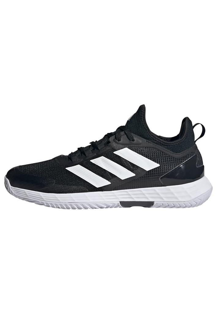 Adidas Men's Adizero Ubersonic 4.1 Tennis Shoes, LZO19, Core Black/Footwear White/Grey Four (ID1564), Size 27.5 cm