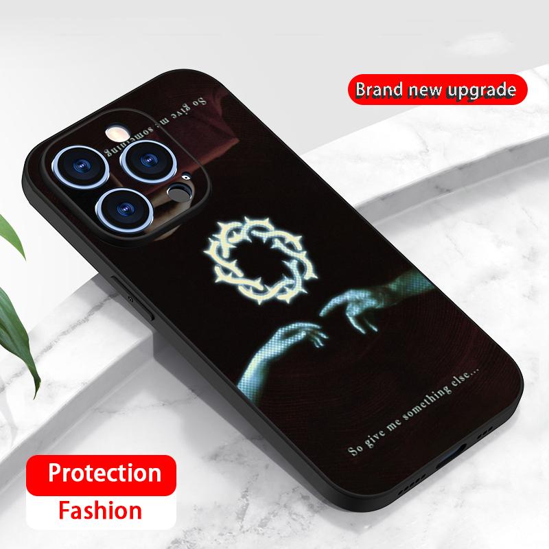 

Cool fashion Badd Omens band poster Phone Case For iPhone 17 16 16e 15 14 13 12 Plus Mini Pro Max Soft black Shockproof Cover iPhone 16e