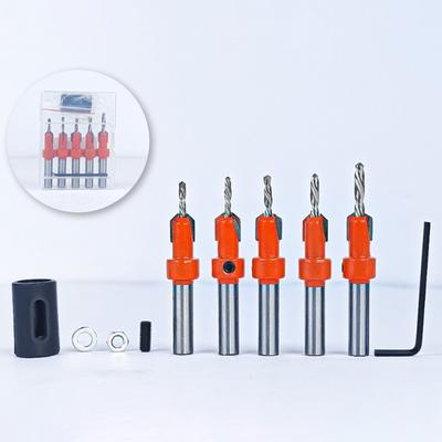 Precise Holes Tapered Drill Bit Wood Countersink Drill Bit