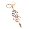 Keychain Pendant Dream Catcher Design Lightweight Key Chain with Star Moon Feather Charm Lobster Clasp Bags Backpacks Accessory