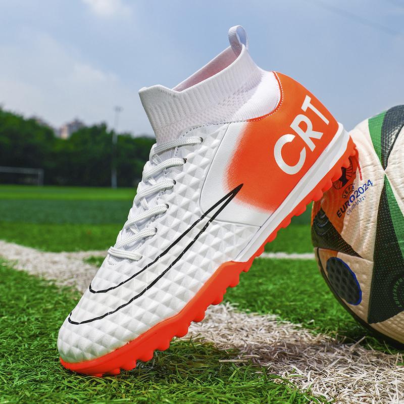 Fashion Professional Society Fußballschuh Männer High-Top Leder Leichte TF/FG Fünf-a-side Fußballschuhe Kinder Fußballschuhe Kinder