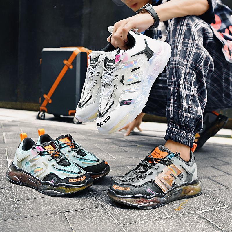 Dad shoes siateczkowe duże rozmiary sneakersy casualowe popcorn buty do biegania Xiyin