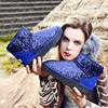 Snow Boots Women's Winter Short Barrel Sequin Insulation