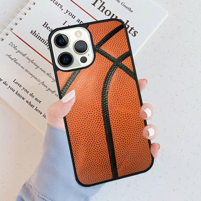 Basketball Textured Phone Case Cover For iPhone 17 Air 16 15 14 Plus Apple 16 11 12 13 Pro Max Coque