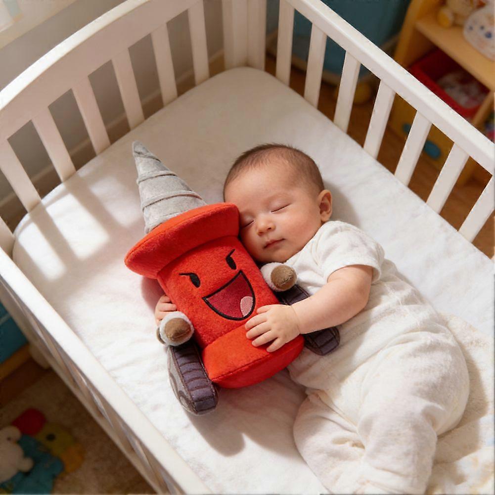 Cute Drill Plush Toy, Funny Construction Character Stuffed Animal, Soft Collectible Gift for Kids & Fans