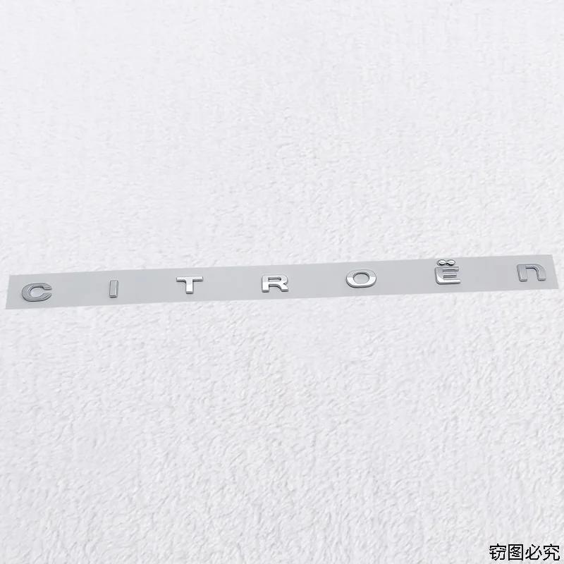 ABS Car Logo Stickers for Citroen C1 Berlingo Jumper C3 C4 C2 C5 Grand Picasso C4L Saxo Xsara DS3 Elysee Emblem Rear Trunk Badge