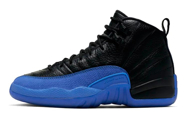 Jordan 12 Retro Black Game Royal GS 153265-014 35.5