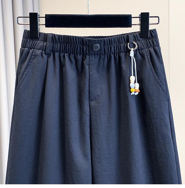 Women's High Waist Summer Lantern Pants: Loose, Casual, Petite Slimming, Cropped Harem Style