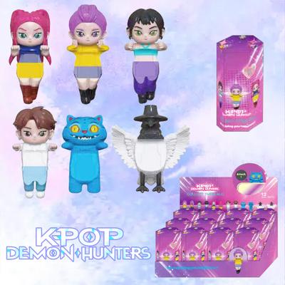 Anime Demon Hunters scatola a sorpresa Demon Hunters Rumi Mira Zoey Tigre Giocattolo Decorazione da Scrivania Statue Ornamento Regali di Natale per Bambini