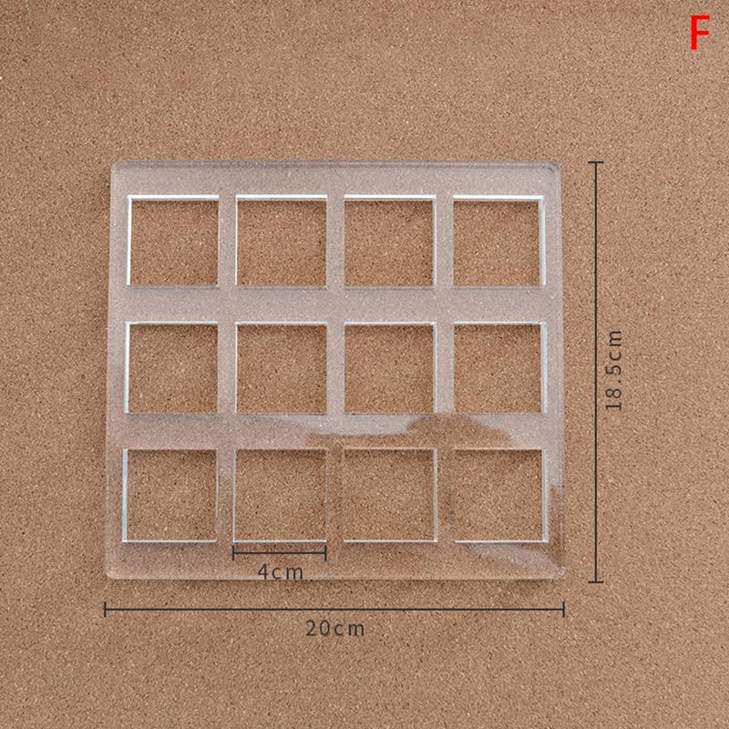 1Pcs Clear Polycarbonate Dacquoise Cake Mold Oval Round Shaped Dakovaz Macaron Mould Cake Decorating Tool Bakeware