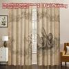 2D FLAT PRINTING 2pcs Curtains (Without Rod) Intricate Octopus Sketch Modern Curtains&Window Treatment Prints Light Filtering