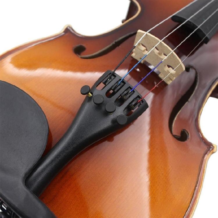Versatile Tailpiece Electric Guitar Aluminum Alloys Bridge Violin Tailpiece for Home Practice and Concerts