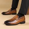 Men's Oxfords Leather Men's Casual Shoes Luxury Brand Mens Loafers Business Formal Dress Shoes Plus Size