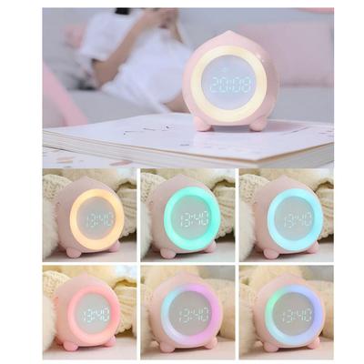 Portable Digital Alarm Clock with Led Light USB Charging Kids Bluetooth Speaker Snooze Clock