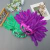 Novinka Pírková Masquerade Maska Osobnost Móda Karnevalová Pokrývka Hlavy Vtipná Lehká Cosplay Maska Hudební Festival