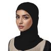Women Headscarf Hat Solid Color Ethnic Top Hat Comfortable Elastic