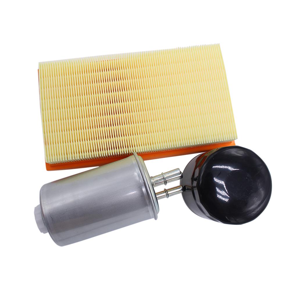 3Pcs Filter Service Kit Diesel Engine Oil Air Fuel Filter Replacement Compatible For Transit Connect 1.8 TDCI Automobile Accessories
