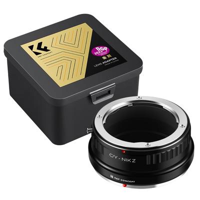 Adaptateur de montage Concept Manufacturer Direct Store compatible avec l'appareil photo Contax Yashica Z Adaptateur d'objectif de conversion de monture Yashica Contax Nikon Z Réalisation