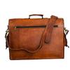 Vintage Leather Bag Men's Messenger Shoulder Laptop Bag Briefcase