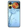 For ZTE Nubia Music 2 Case 2025 Soft Black Silicone Bumper Butterfly Painted Phone Cover for Nubia Music2 Cases Fundas Capa