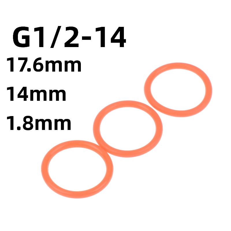 10Pcs Diy Accessories For G1/2-14 Threads Tank Neck And Slide Check 17.6*1.8Mm High Strength Polyurethane O Rings