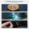 2X/6X/8X/12X/24X Head Mount Magnifier Headband Magnifying Glass Watch Jeweler Repair Magnifier Led Lights Loupe Microscope