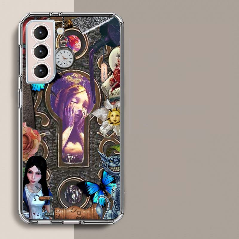 

Game A-Alice Madness Returns Phone Case For Samsung Galaxy S25 Edge S24 S23 FE S21 S20 S10 Plus S22 S26 Ultra Cover Clear Cases Samsung S21 Ultra