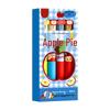 Apple Party Erasable Gel Pen: Soft Grip, Ideal for Third Graders, Promotes Correct Posture, Push-Button Design.