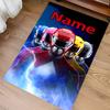 Custom Personalization Mighty Morphin Power Rangers Print Area Rug - Soft, Washable Non-Slip Indoor Mat,Living Room,Home&Office Decorative Rug