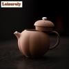 210ml Handmade Old Rock Mud Teapot Creative Pumpkin Coarse Pot Tea Making Kettle Chinese Kung Fu Tea Teaware Supplies Ornaments
