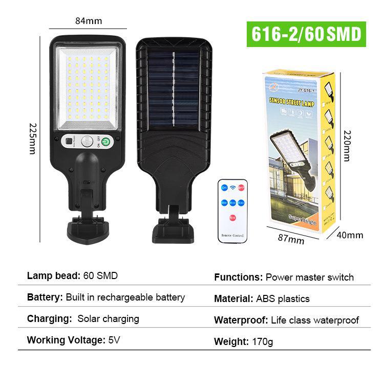 Waterproof LED Solar Street & Garden Light with Motion Sensor