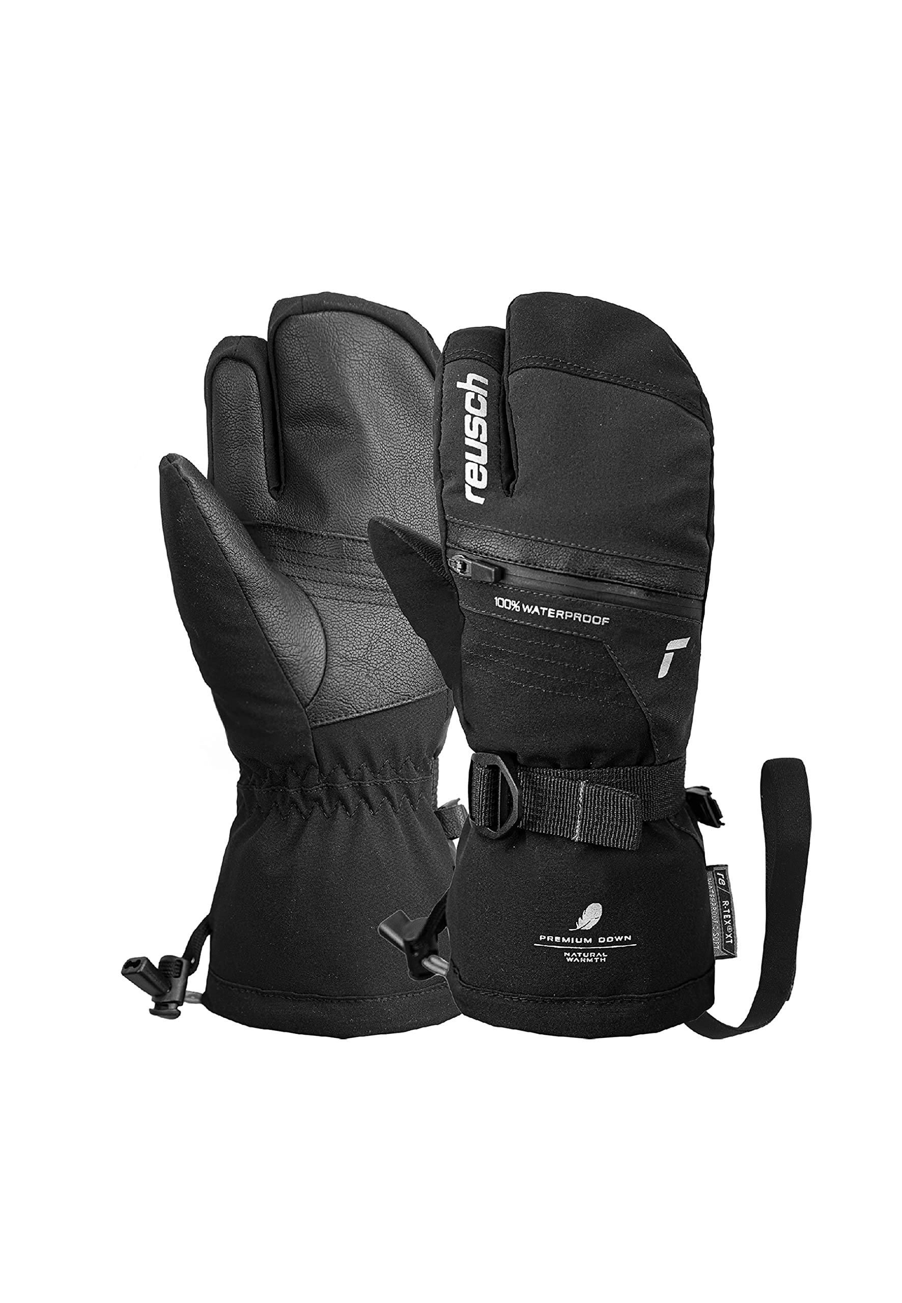 

Reusch Junior Mitten Gloves LANDO XT Junior Lobster 61618437702 R-TEX (Black/JM/Jr)