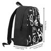 Schwarz-Weiß Graffiti Rucksack Abstraktes Symbol Neuheit Rucksäcke Damen Herren Universität Langlebig Schulrucksäcke Design Rucksack