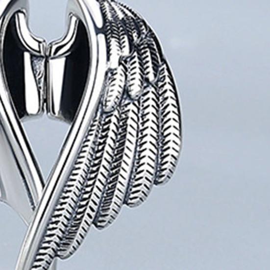 1 Paar Paar-Halsketten, Flügelform, Magnetverbindung, Liebessymbolisierung, Dämonenengel, passende Halskette, Valentinstagsgeschenk, Anhänger-Halskette