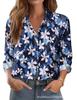 Women's Shirt Printed Floral Loose Shirt Women's Top