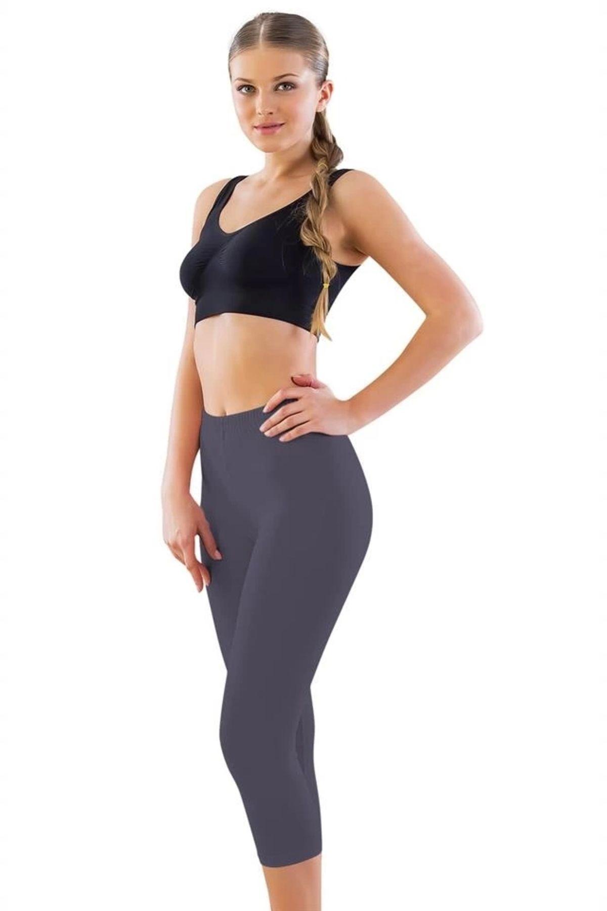 

Women s Style Plus Size Leggings Navy Blue 7300 Big Size Capri Tights