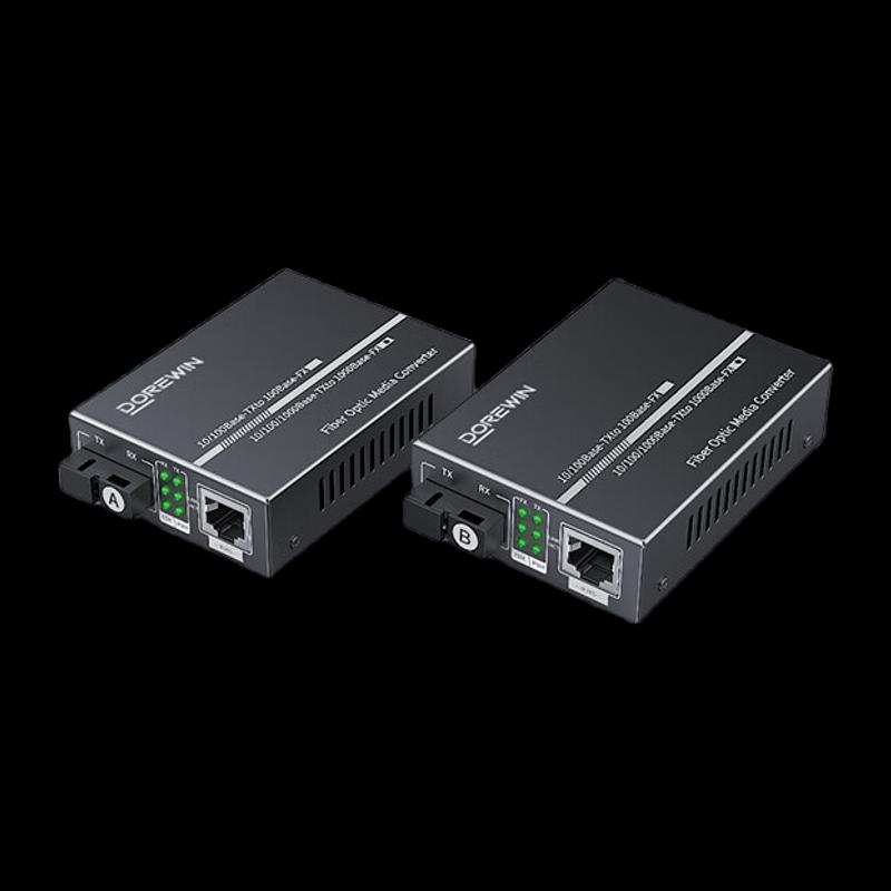

DOREWIN Gigabit Single Fiber 3KM Optical Media Converter Pair