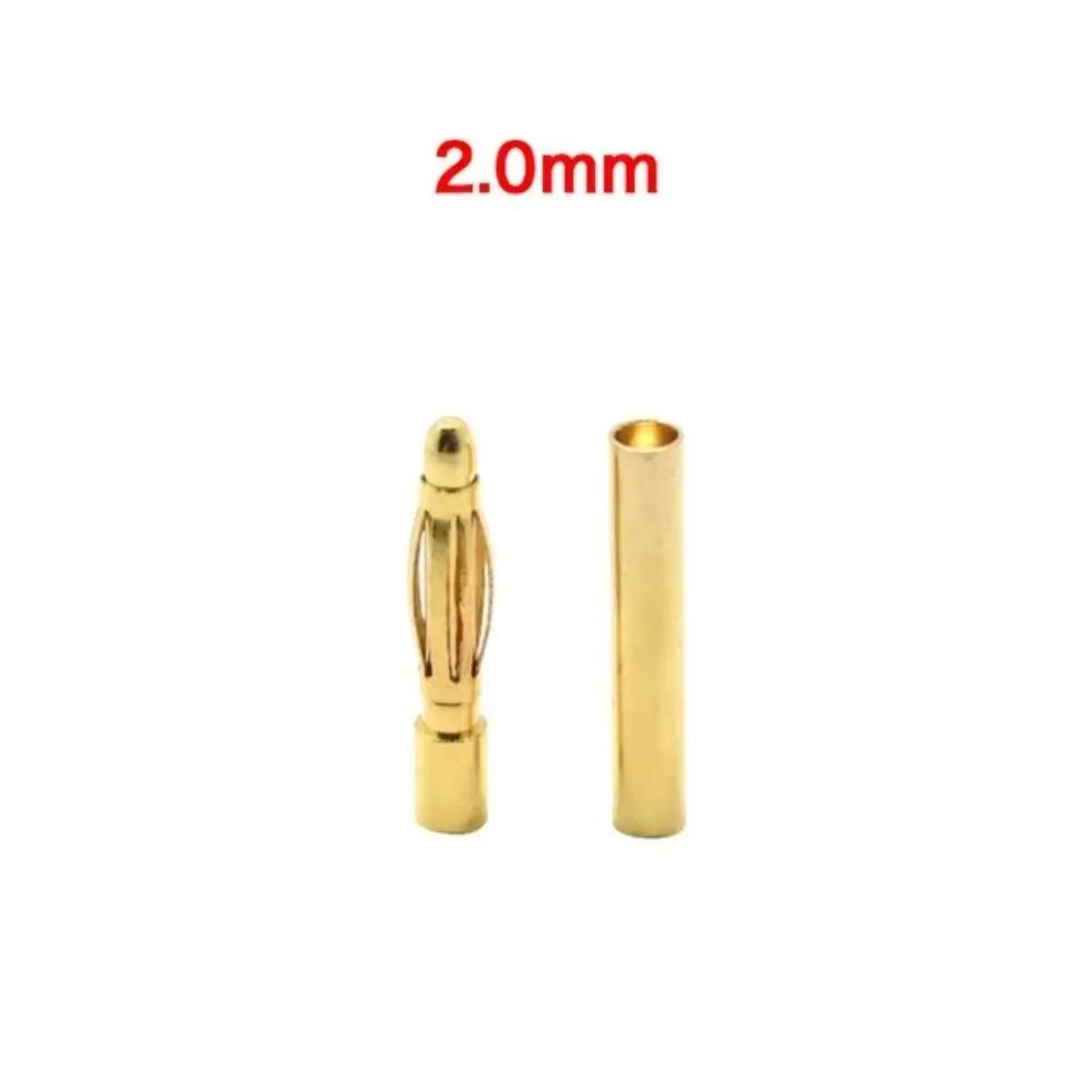 2mm 3mm 3.5mm 4mm 5mm 5.5mm 6mm RC Battery Gold-plated Bullet Banana Plug High Quality Male Female Bullet Banana Connector