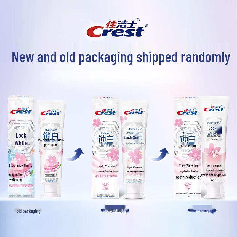 Crest Scented Lock-White Toothpaste