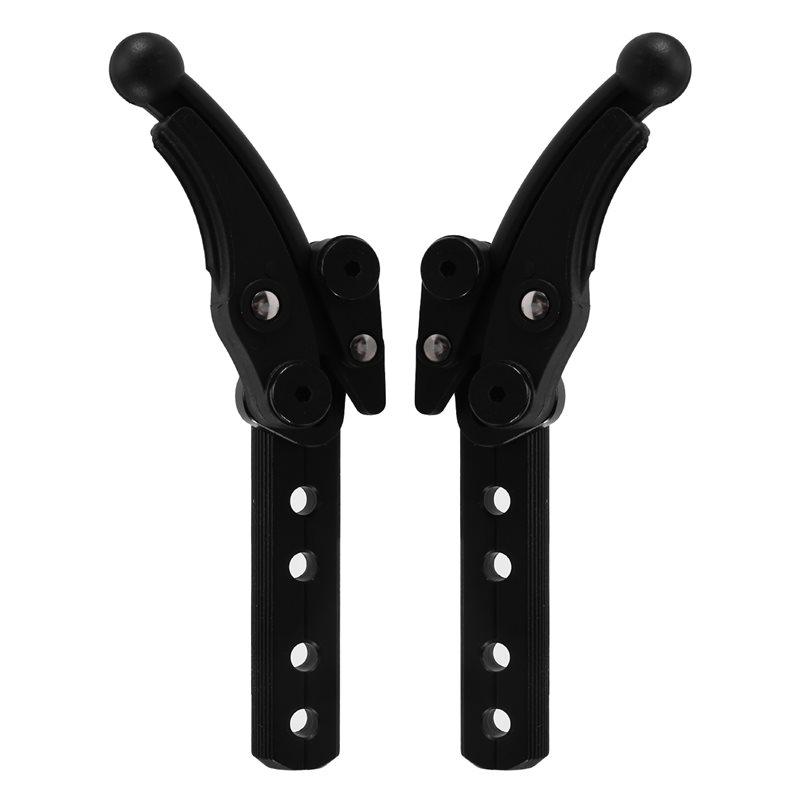 N26R-For Sports Manual Wheelchair Replacement Parts Aluminum Alloy Wheelchair Hand Brake Pair Wheelchair Spare Parts чёрный