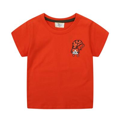 Children's Knitted Cotton Children's Clothing Summer New Short-sleeved Tops Children's T-shirts
